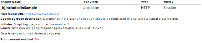 Google tag manager - Navigation | APCOA